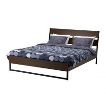 ТРИСИЛ  Каркас кровати,160 см, темно-коричневый/черный 899.127.69 IKEA (ИКЕА)