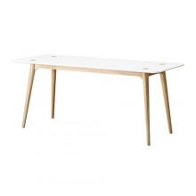 Trendige 2013 Обеденный стол, белый, дуб 502.699.39 
