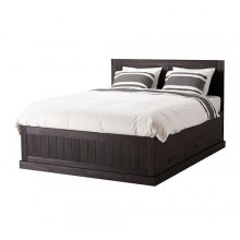 ФЬЕЛЛ, Каркас кровати с ящиком, черный 140 см 099.101.04 IKEA (ИКЕА)