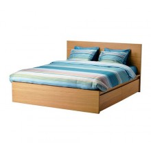 МАЛЬМ Высокий каркас кровати/4 ящика, дуб, 160см, 190.226.72 IKEA (ИКЕА)