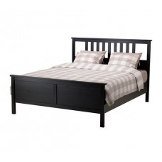 ХЕМНЭС Каркас кровати, черно-коричневый, Лёдинген, 160см,  290.179.05 IKEA (ИКЕА)