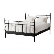 СВЕЛВИК  Каркас кровати, 140 см, черный 298.895.59 IKEA (ИКЕА)