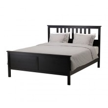 ХЕМНЭС Каркас кровати, 140 см, черно-коричневый 499.315.62 IKEA (ИКЕА)