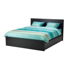 МАЛЬМ  Высокий каркас кровати/4 ящика, 140 см, черно-коричневый. 999.316.25 IKEA (ИКЕА)