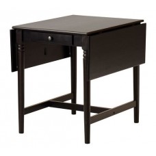 ИНГАТОРП Раздвижной стол, черно-коричневый 802.214.27