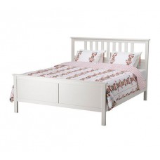 ХЕМНЭС Каркас кровати, белая морилка, Ладе, 160 см,  090.230.16 IKEA (ИКЕА)