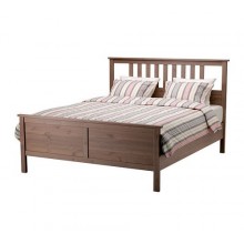 ХЕМНЭС Каркас кровати, 180 см, серо-коричневый 099.315.59 IKEA (ИКЕА)