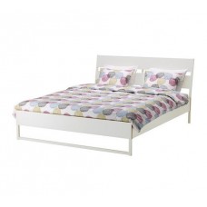 ТРИСИЛ  Каркас кровати, 140 см белый, светло-серый 799.311.36 IKEA (ИКЕА)