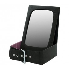 БЕТРАКТА Настольное зеркало с отделен д/хран, черный, розовый 302.519.40