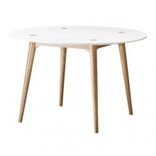 Trendige 2013 Обеденный стол, белый, дуб 302.699.40 