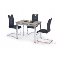 Стеклянный стол Logan 2 серый