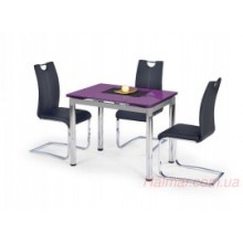 Стеклянный стол Logan 2 фиолетовый
