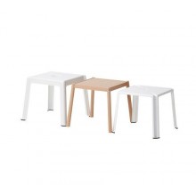 ИКЕА ПС 2012 Комплект столов, 3 шт, белый, бук 302.084.47 